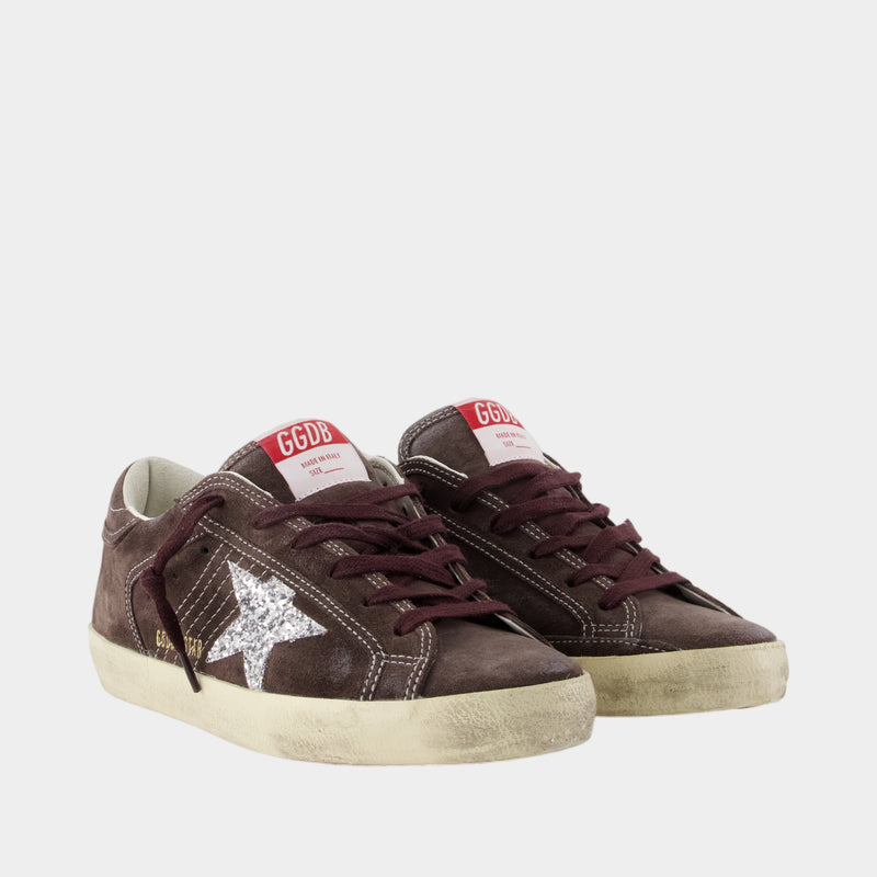 Sneakers Super Star - Golden Goose Deluxe Brand - Cuir - Gris