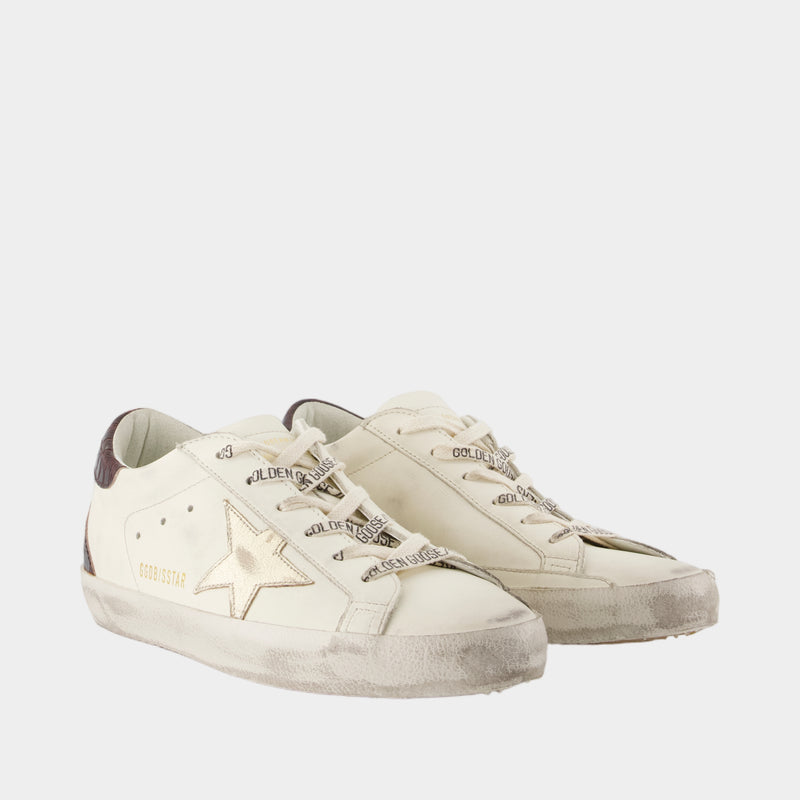 Sneakers Super Star - Golden Goose Deluxe Brand - Cuir - Blanc