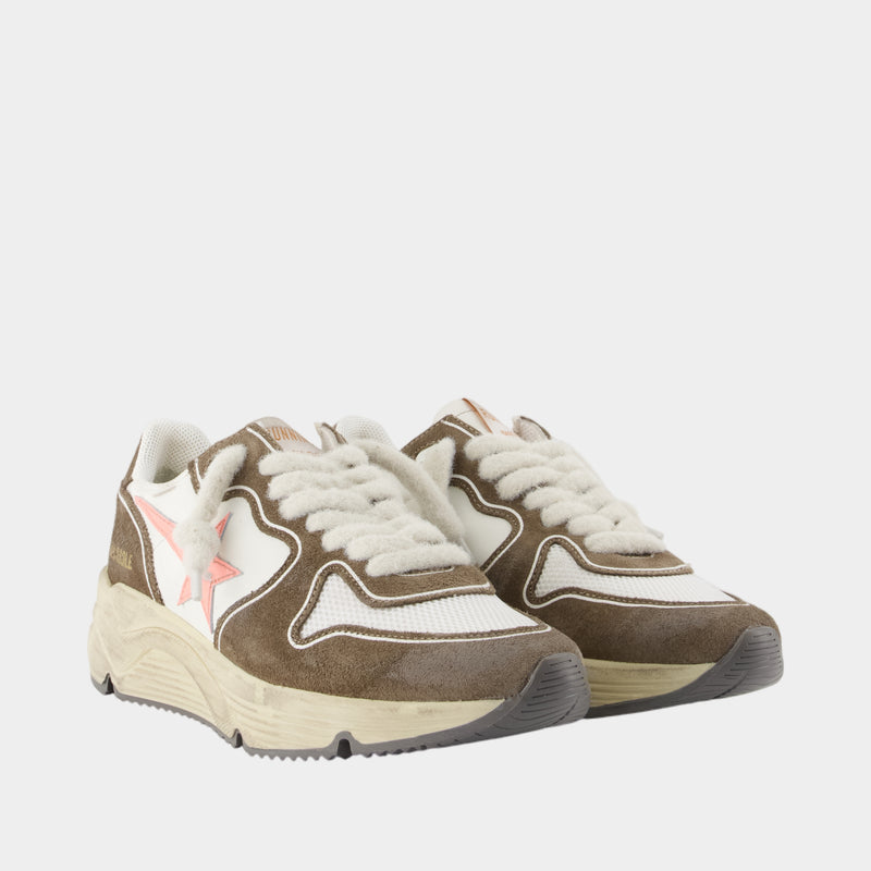 Sneakers Running - Golden Goose Deluxe Brand - Cuir - Blanc