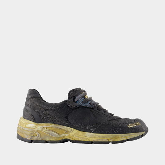 Sneakers Running Dad - Golden Goose Deluxe Brand - Cuir - Noir