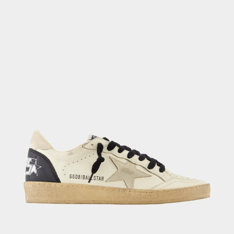 Sneakers Ballstar - Golden Goose Deluxe Brand - Cuir - Beige