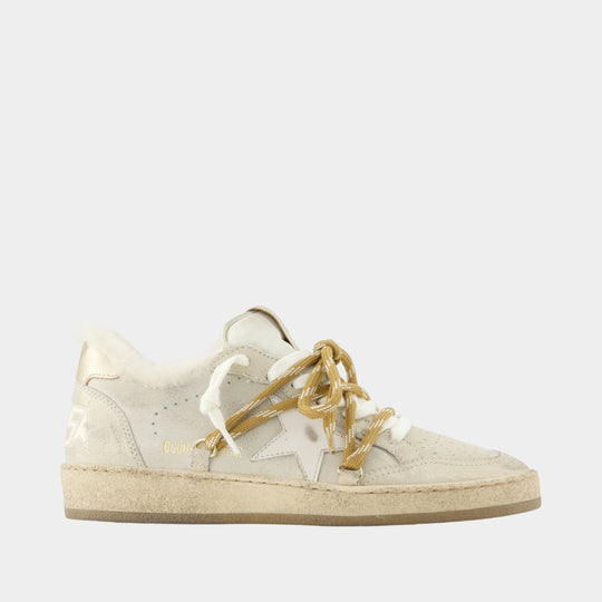 Sneakers Ballstar - Golden Goose Deluxe Brand - Cuir - Beige
