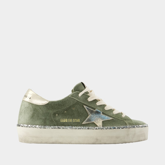 Sneakers Hi Star - Golden Goose Deluxe Brand - Cuir - Vert