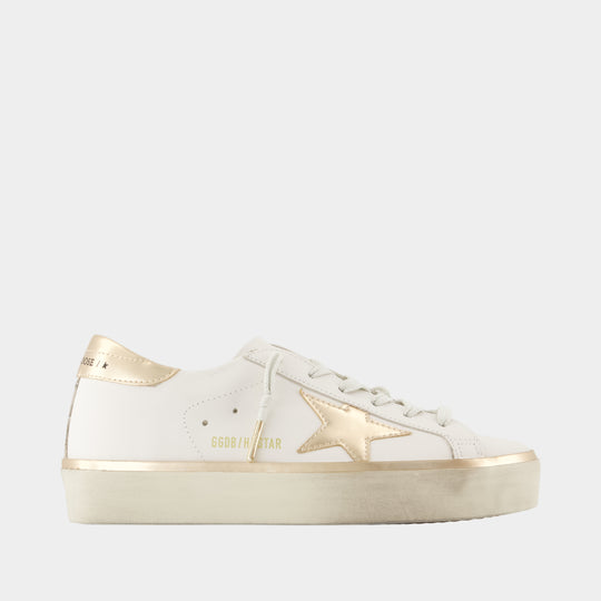 Sneakers Hi Star - Golden Goose Deluxe Brand - Cuir - Blanc