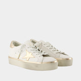 Sneakers Hi Star - Golden Goose Deluxe Brand - Cuir - Blanc