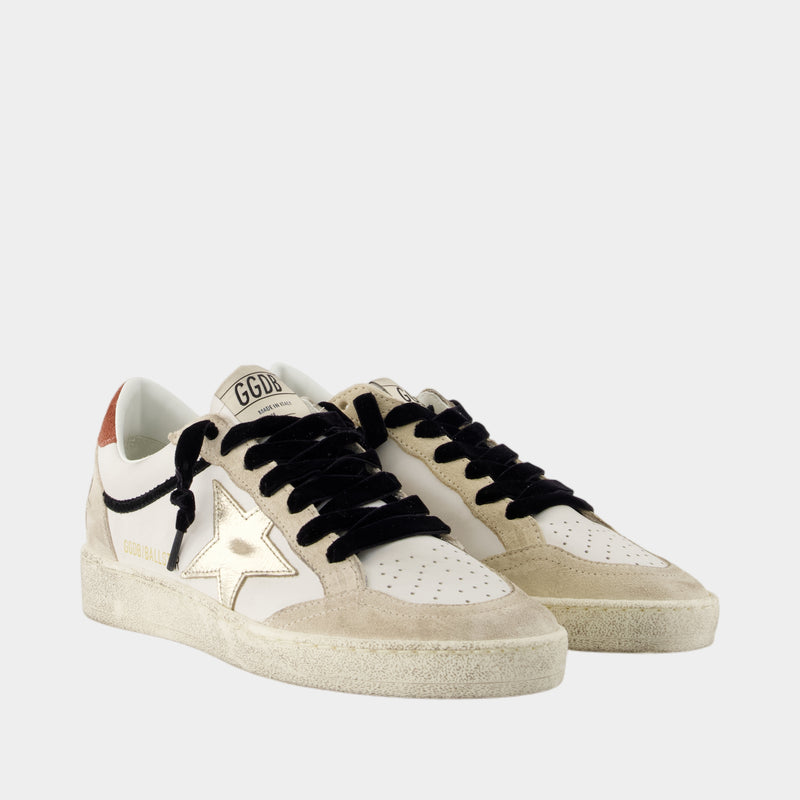 Sneakers Ballstar - Golden Goose Deluxe Brand - Cuir - Blanc
