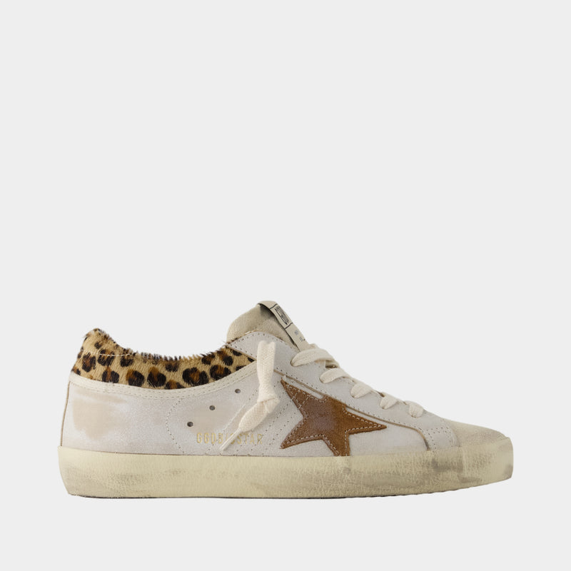 Sneakers Super Star - Golden Goose Deluxe Brand - Cuir - Beige