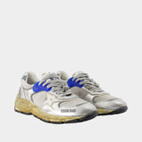 Sneakers Running Dad - Golden Goose Deluxe Brand - Cuir - Argenté