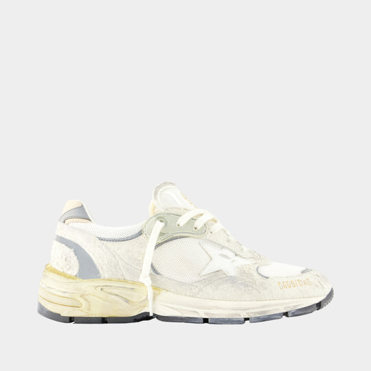 Sneakers Running Dad - Golden Goose Deluxe Brand - Cuir - Blanc