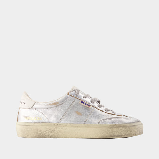 Sneakers Soul Star - Golden Goose Deluxe Brand - Cuir - Argenté