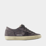 Sneakers Super Star - Golden Goose Deluxe Brand - Cuir - Gris Foncé