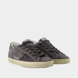 Sneakers Super Star - Golden Goose Deluxe Brand - Cuir - Gris Foncé