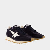 Sneakers Running Marathon - Golden Goose Deluxe Brand - Cuir - Bleu