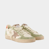 Sneakers Ball Star - Golden Goose Deluxe Brand - Cuir - Vert