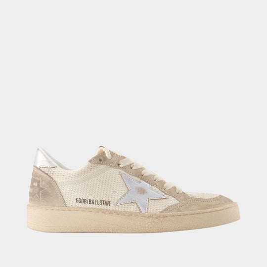 Sneakers Ballstar - Golden Goose Deluxe Brand - Cuir - Beige