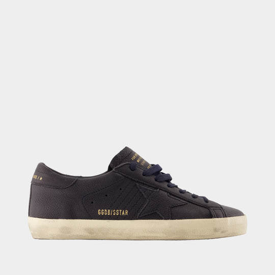 Sneakers Super Star - Golden Goose Deluxe Brand - Cuir - Bleu