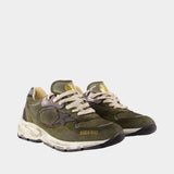 Sneakers Running Dad - Golden Goose Deluxe Brand - Cuir - Kaki