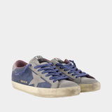 Sneakers Super Star - Golden Goose Deluxe Brand - Cuir - Bleu