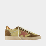 Sneakers Ball Star - Golden Goose Deluxe Brand - Cuir - Jaune