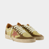 Sneakers Ball Star - Golden Goose Deluxe Brand - Cuir - Jaune