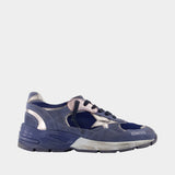 Sneakers Running Dad - Golden Goose Deluxe Brand - Cuir - Bleu
