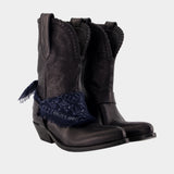 Bottines Wish Star - Golden Goose Deluxe Brand - Cuir - Noir