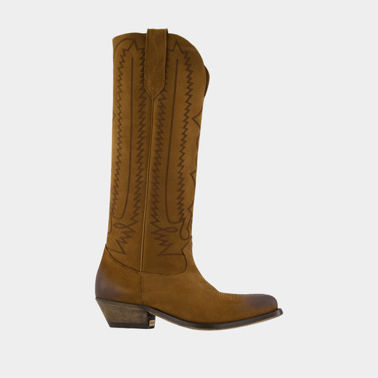 Bottes Wish Star - Golden Goose Deluxe Brand - Cuir - Kaki