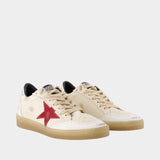 Sneakers Ballstar - Golden Goose Deluxe Brand - Cuir - Beige