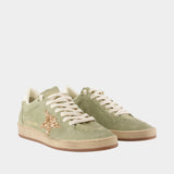Sneakers Ball Star - Golden Goose Deluxe Brand - Cuir - Vert