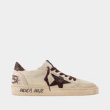 Sneakers Ball Star - Golden Goose Deluxe Brand - Cuir - Beige