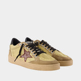 Sneakers Ball Star - Golden Goose Deluxe Brand - Cuir - Jaune