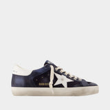 Sneakers Super Star - Golden Goose Deluxe Brand - Cuir - Bleu