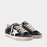 Sneakers Super Star - Golden Goose Deluxe Brand - Cuir - Bleu