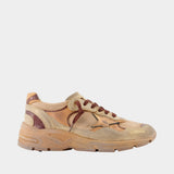 Sneakers Running Dad - Golden Goose Deluxe Brand - Cuir - Marron