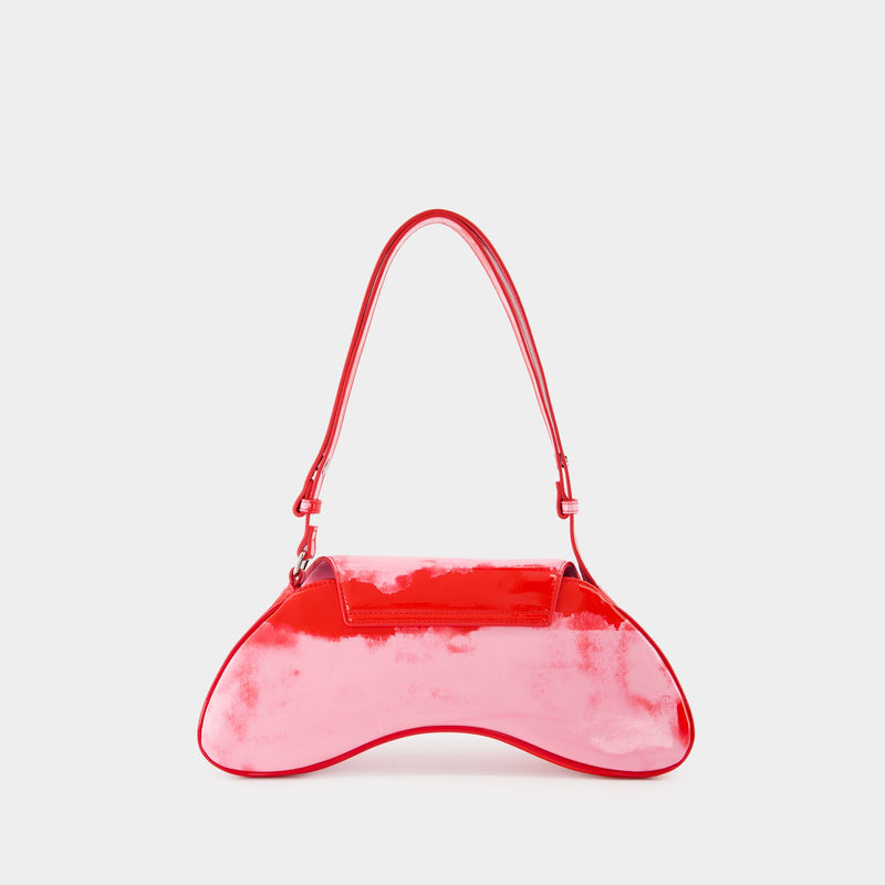 Sac Porté Épaule Play - DIESEL - Synthétique - Rouge/Rose