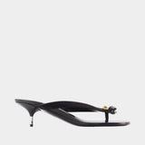 Escarpins T.50 - Versace - Cuir - Noir