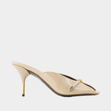 Escarpins T.80 - Versace - Cuir - Beige