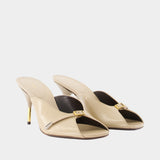 Escarpins T.80 - Versace - Cuir - Beige
