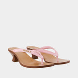 Escarpins Sandal T.40 - Versace - Synthétique - Rose