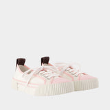 Sneakers Low Top - Versace - Coton - Ivoire