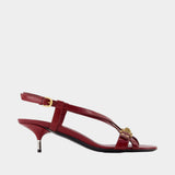 Escarpins T.50 - Versace - Cuir - Rouge