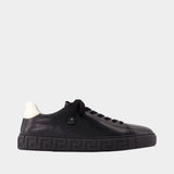 Sneakers - Versace - Cuir - Noir