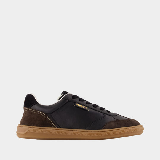 Sneakers - Versace - Cuir - Noir
