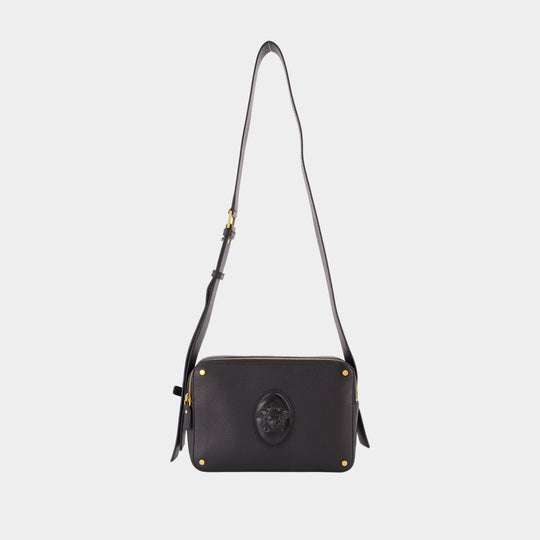 Sac À Main Camera - Versace - Cuir - Noir