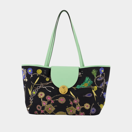 Cabas Small Tote St. Broken Jewels - Versace - Coton - Multi