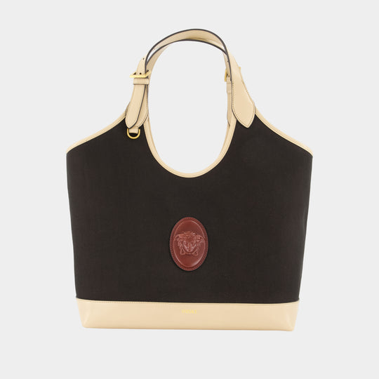 Cabas Large - Versace - Cuir - Noir