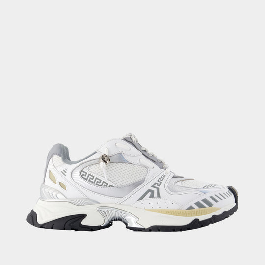 Sneakers - Versace - Cuir - Blanc