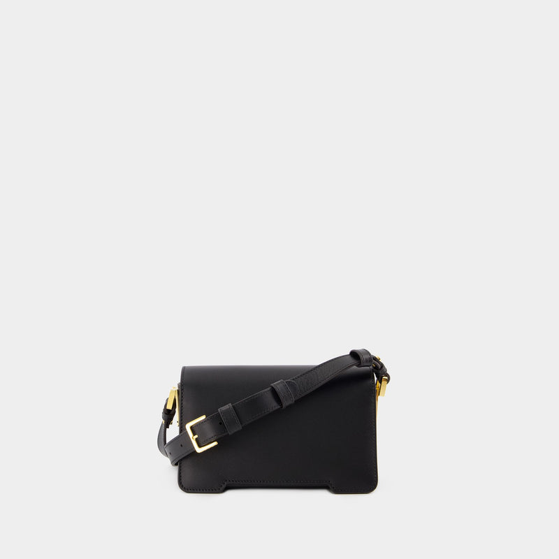 Sac Porté Épaule Mini - Marni - Cuir - Noir