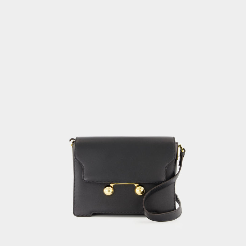 Sac À Main Medium - Marni - Cuir - Noir