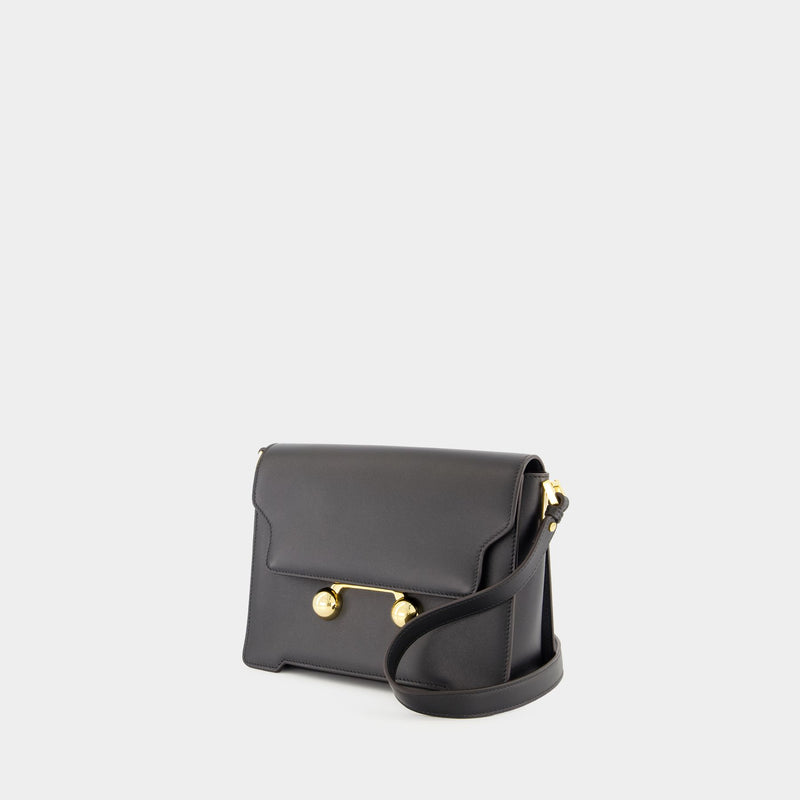 Sac À Main Medium - Marni - Cuir - Noir